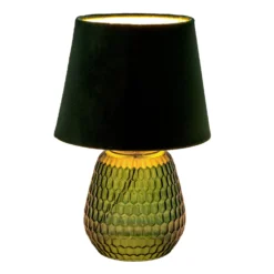 Pauleen Crystal Velours Tischlampe Mit Glasfuß -Heimbeleuchtung 7602412 2