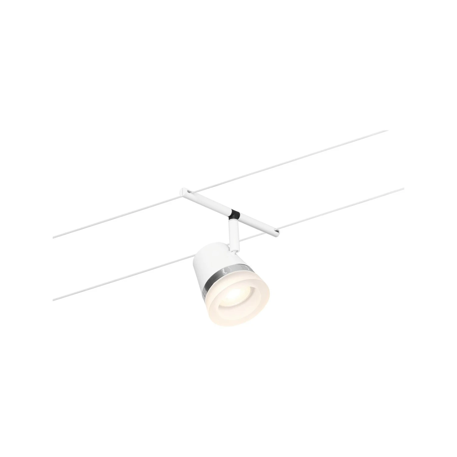 Paulmann Cone Seilsystem Basisset 5fl. Weiß Matt 4 Paulmann Cone Seilsystem Basisset 5fl. Weiß Matt – Bild 4