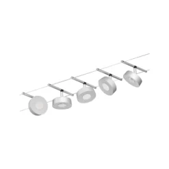 Paulmann Circle LED-Seilsystem 5fl. Chrom Matt -Heimbeleuchtung 7602841 2
