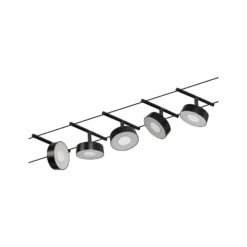 Paulmann Circle LED-Seilsystem 5fl. Schwarz Matt -Heimbeleuchtung 7602843 2