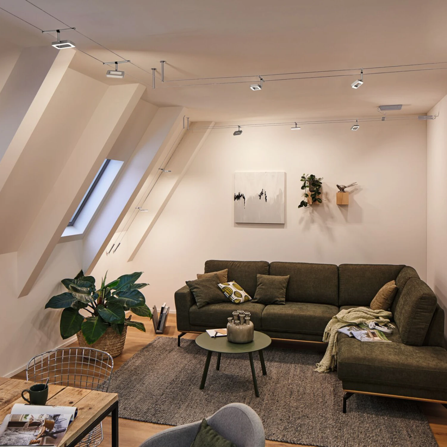 Paulmann Frame LED-Seilsystem 5fl. Chrom Matt 9 Paulmann Frame LED-Seilsystem 5fl. Chrom Matt – Bild 9