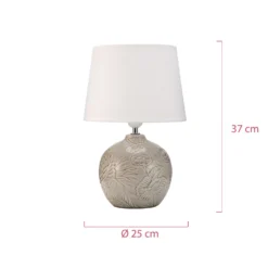 Pauleen Tender Love Tischlampe Keramikfuß, Stoff -Heimbeleuchtung 7602901 5