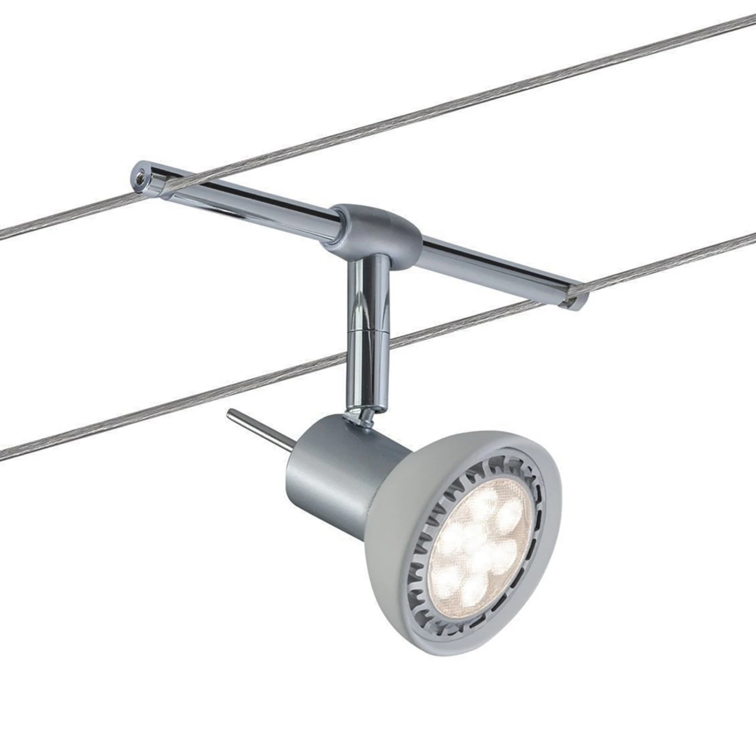 Paulmann Sheela Seilsystem 5fl. Chrom Matt 6 Paulmann Sheela Seilsystem 5fl. Chrom Matt – Bild 6