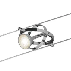 Paulmann Cardan Seilsystem 4fl. Chrom Matt/chrom 11 Paulmann Cardan Seilsystem 4fl. Chrom Matt/chrom -Heimbeleuchtung 7602920 3