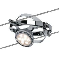 Paulmann Cardan Seilsystem 4fl. Chrom Matt/chrom 13 Paulmann Cardan Seilsystem 4fl. Chrom Matt/chrom -Heimbeleuchtung 7602920 5