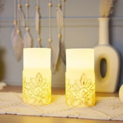 Pauleen Cosy Charm Candle LED-Kerze 2er Set, Wachs -Heimbeleuchtung 7602961 2