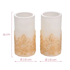 Pauleen Cosy Charm Candle LED-Kerze 2er Set, Wachs -Heimbeleuchtung 7602961 5