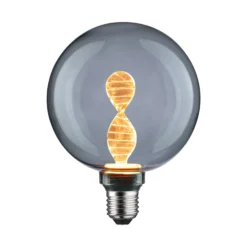 Paulmann LED-Lampe E27 3,5W Helix 1800K G125 Rauch