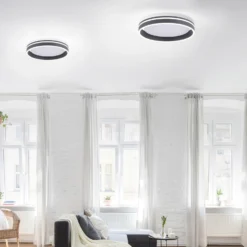 Paul Neuhaus Q-VITO LED-Deckenlampe 40cm Anthrazit -Heimbeleuchtung 7610793 8