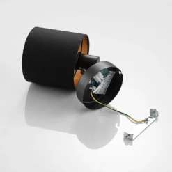 Stoff-Wandleuchte Vasilia In Schwarz-Gold, 1-fl. 17 Stoff-Wandleuchte Vasilia In Schwarz-Gold, 1-fl. -Heimbeleuchtung 8032155 8