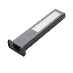 Lucande LED-Sockellampe Mhairi, Eckig, Dunkelgrau, 50 Cm -Heimbeleuchtung 8032188 6