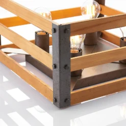 Lindby Jamina Holz-Deckenleuchte, Vierflammig -Heimbeleuchtung 8032250 6