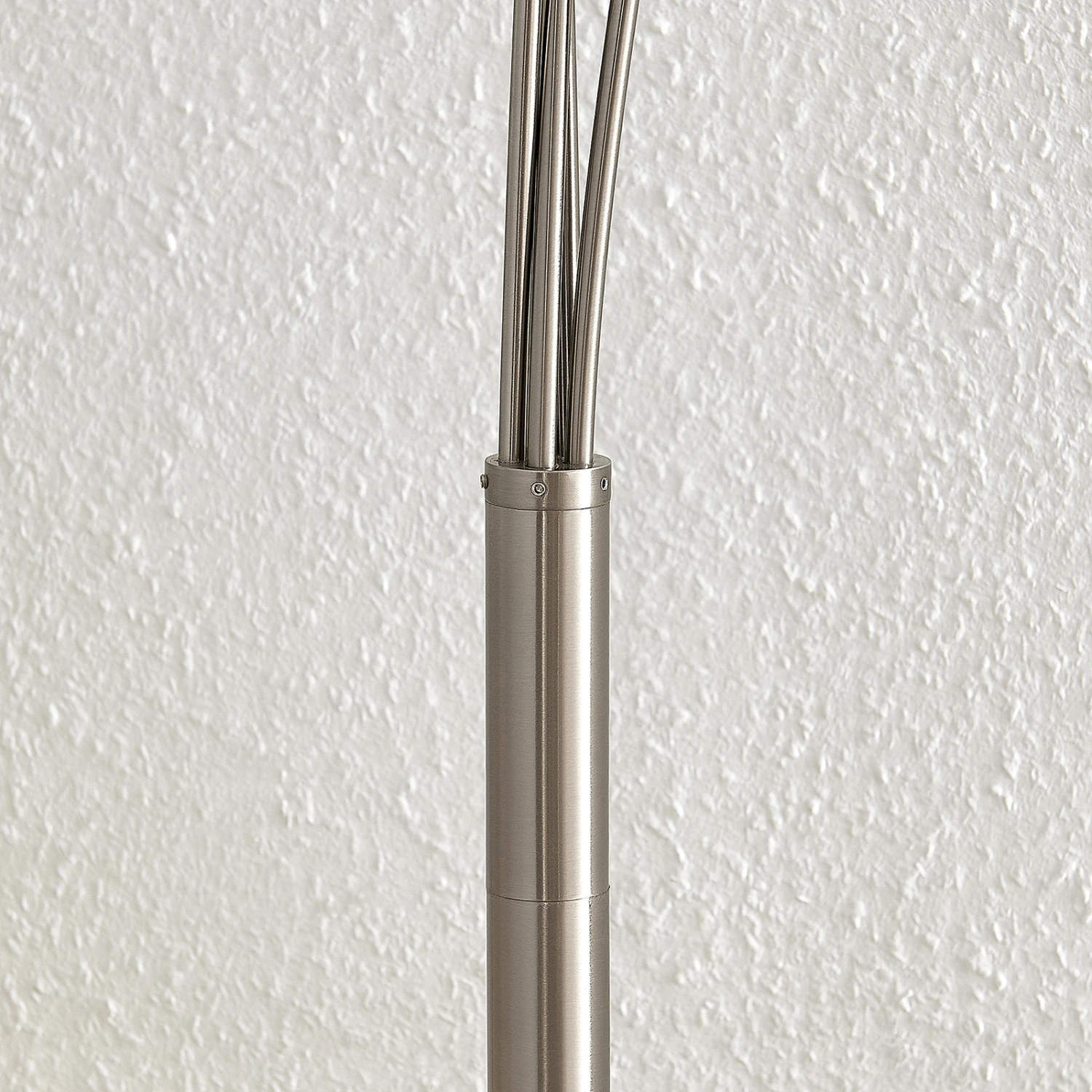 Lindby Stannis Bogenleuchte, Textil, Fünfflammig 7 Lindby Stannis Bogenleuchte, Textil, Fünfflammig – Bild 7