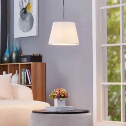 Lindby Alomira Hängeleuchte, Nickel