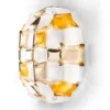 Slamp Mida Wandleuchte, 32x32 Cm, Amber/weiß