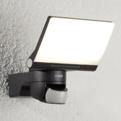 STEINEL XLED Home 2 S Sensor-Außenstrahler, Grafit