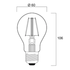 Sylvania ToLEDo Retro LED-Lampe E27 4,1W 4er Mix -Heimbeleuchtung 8530554 2