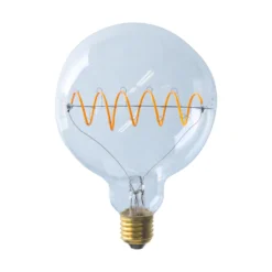 SEGULA LED Globe G125 E27 7W Curved Plus, Klar