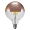 SEGULA LED-Globe E27 6,5W 927 Kopfspiegel Kupfer