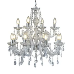 Kronleuchter Marie Therese, Chrom, 12-flammig -Heimbeleuchtung 8570418 2