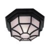 Außen-Deckenleuchte Vermont, Schwarz