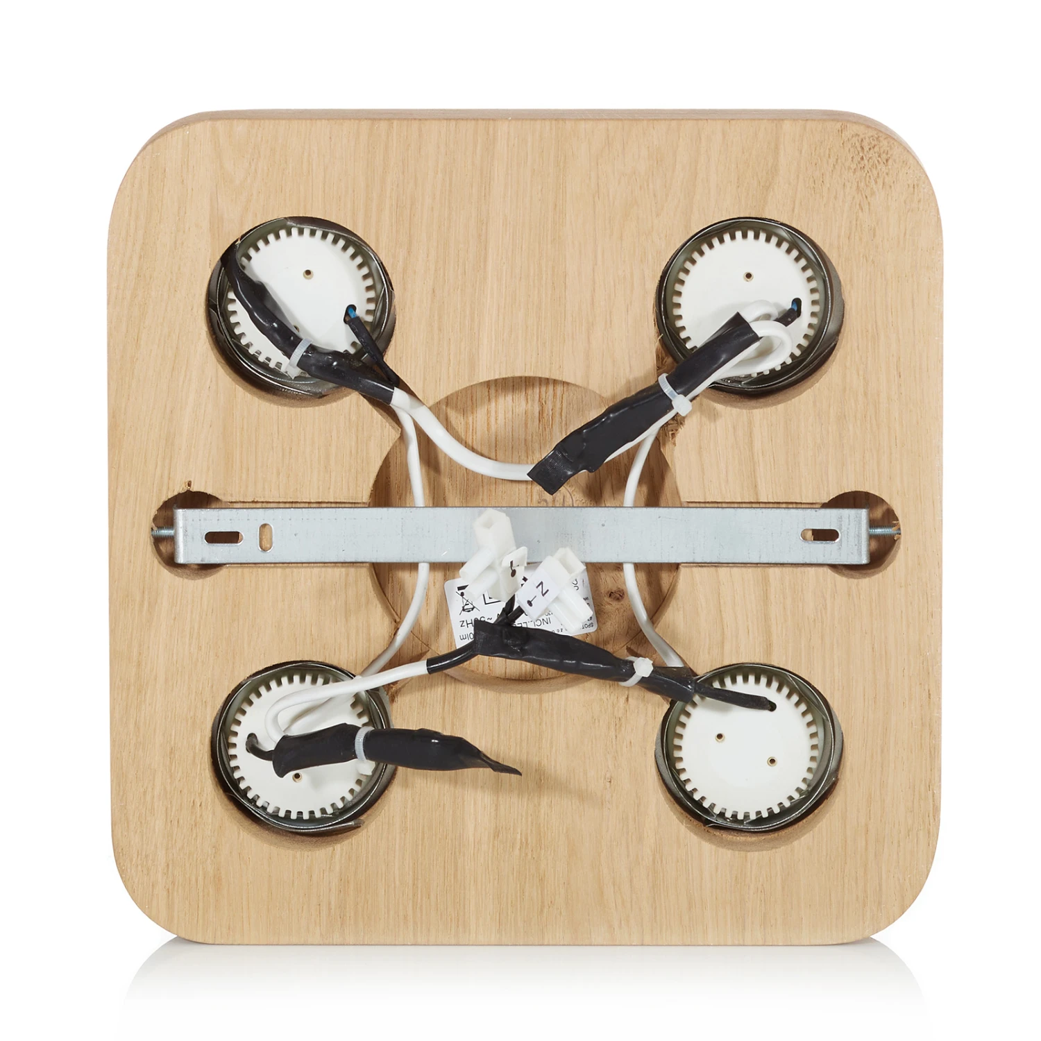 4-flammige LED-Deckenlampe Sunniva Aus Eichenholz 7 4-flammige LED-Deckenlampe Sunniva Aus Eichenholz – Bild 7