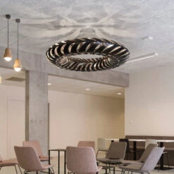 David Trubridge Maru Hängelampe 110cm Schwarz -Heimbeleuchtung 8605072 2