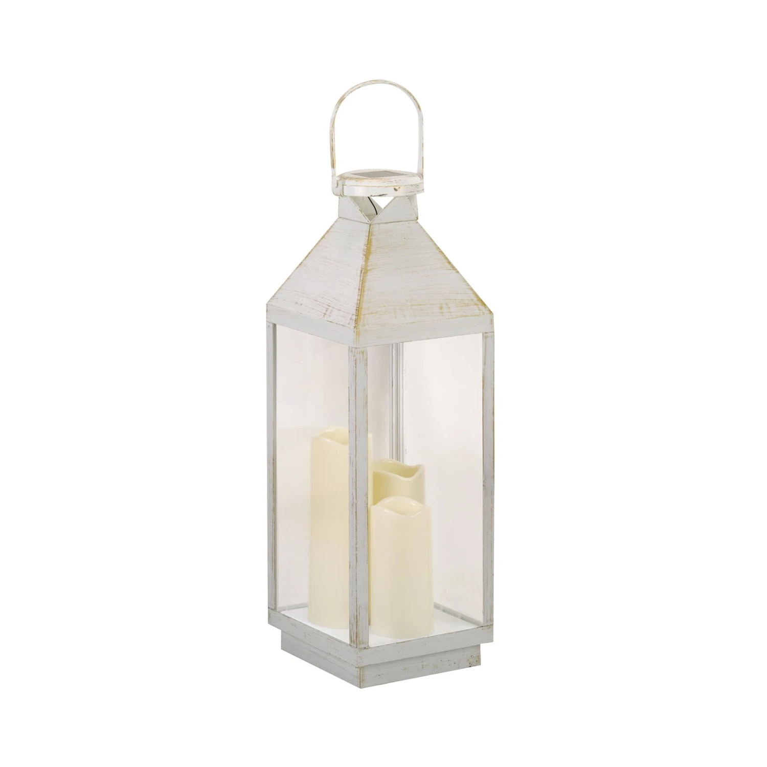 LED-Solarlaterne Riga Mit Flammeneffekt 1 LED-Solarlaterne Riga Mit Flammeneffekt