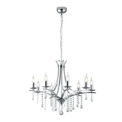 Kronleuchter Lucerna Mit Glasbehang, Achtflammig -Heimbeleuchtung 9005854 2