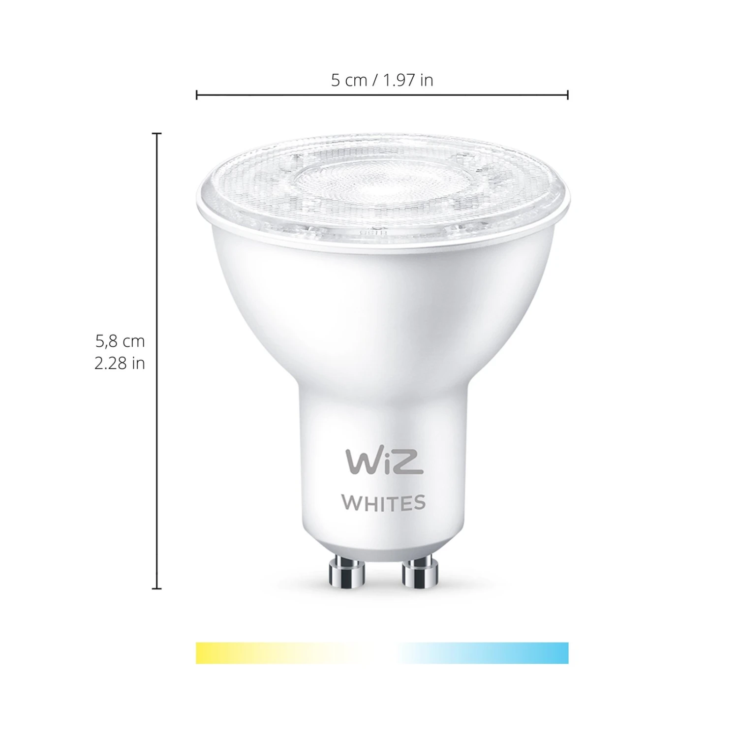 WiZ PAR16 LED-Reflektor GU10 4,7W CCT 2 WiZ PAR16 LED-Reflektor GU10 4,7W CCT – Bild 2