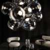 Tom Dixon Globe Burst Kronleuchter, Chrom