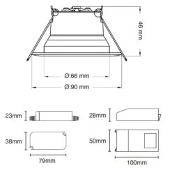 SLC One 360° SunLike LED-Einbauleuchte Alu 930 -Heimbeleuchtung 9044158 7