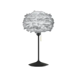 UMAGE Eos Mini Tischlampe Hellgrau/schwarz