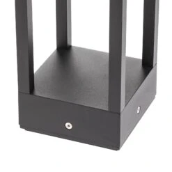 Lucande LED-Sockellampe Carlota, Dunkelgrau, 50 Cm -Heimbeleuchtung 9616149 5