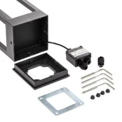 Lucande LED-Sockellampe Carlota, Dunkelgrau, 50 Cm -Heimbeleuchtung 9616149 7