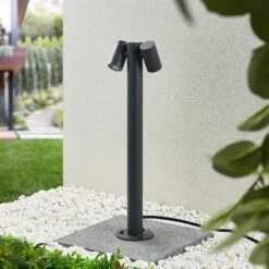 Lucande Saige LED-Sockelleuchte 2-fl., 50 Cm -Heimbeleuchtung 9616240 2