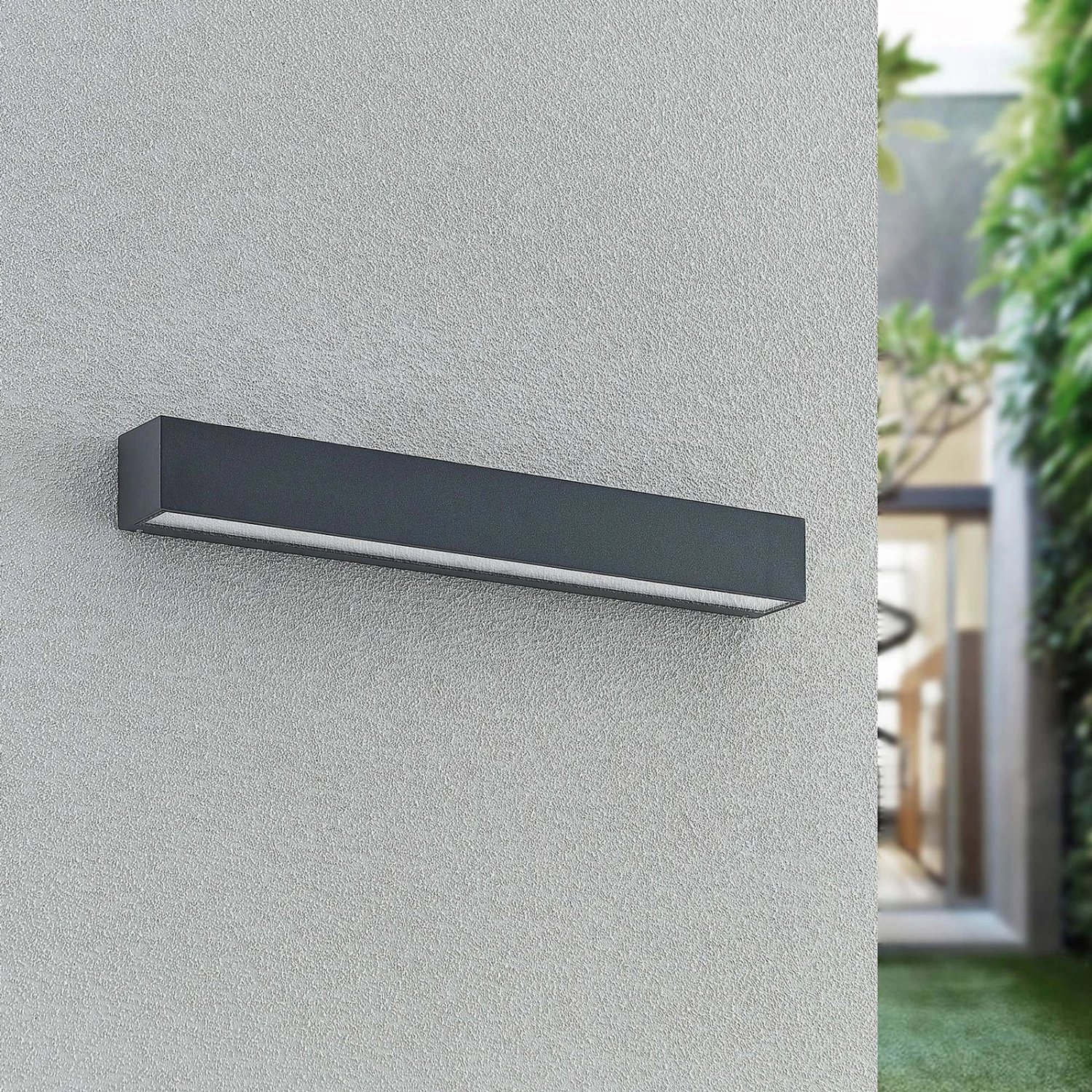 Arcchio Lengo LED-Wandlampe CCT 50cm, 1-fl. Grafit 2 Arcchio Lengo LED-Wandlampe CCT 50cm, 1-fl. Grafit – Bild 2