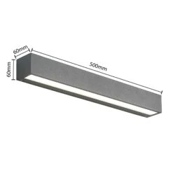 Arcchio Lengo LED-Wandlampe CCT 50cm, 1-fl. Grafit 12 Arcchio Lengo LED-Wandlampe CCT 50cm, 1-fl. Grafit -Heimbeleuchtung 9616259 3