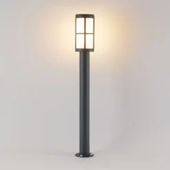 Lucande Kelini Wegeleuchte, 90 Cm, Dunkelgrau -Heimbeleuchtung 9618151 2