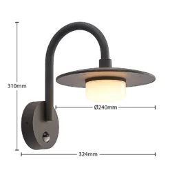 Lucande Zamalino Außenwandleuchte Mit Sensor -Heimbeleuchtung 9619321 3