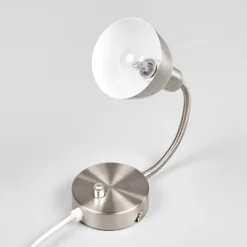 Lindby Amrei Wandlampe, Dimmbar, Nickel Matt -Heimbeleuchtung 9620262 4