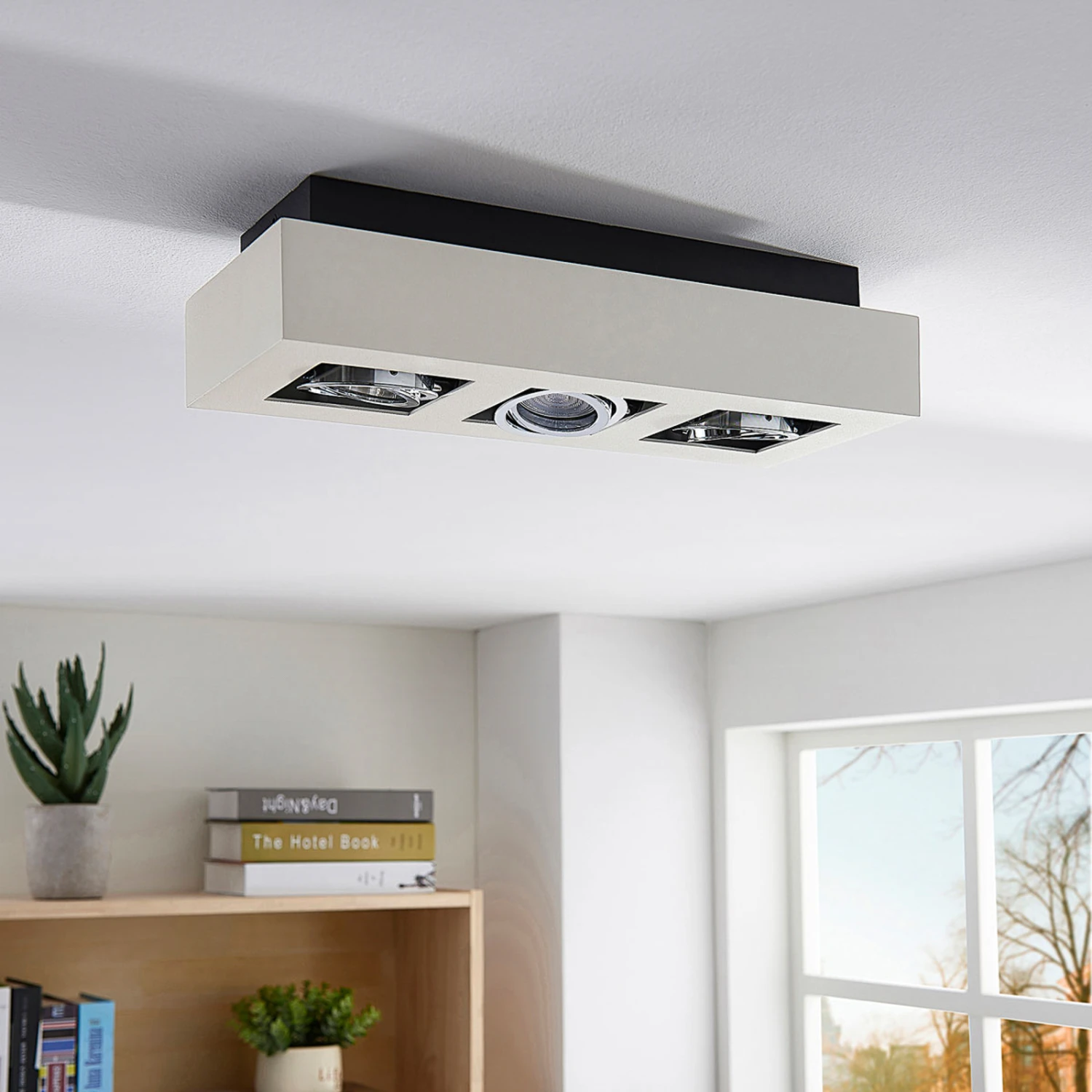 3-flammige Deckenlampe Vince In Weiß 2 3-flammige Deckenlampe Vince In Weiß – Bild 2