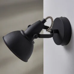 Wandleuchte Julin, Vintage-Look, Schwarz-gold -Heimbeleuchtung 9620726 3