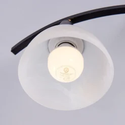 Dreiflammige Deckenlampe Della, Schwarz-gold -Heimbeleuchtung 9620970 4