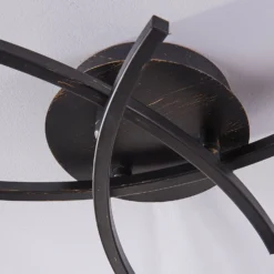 Dreiflammige Deckenlampe Della, Schwarz-gold -Heimbeleuchtung 9620970 6