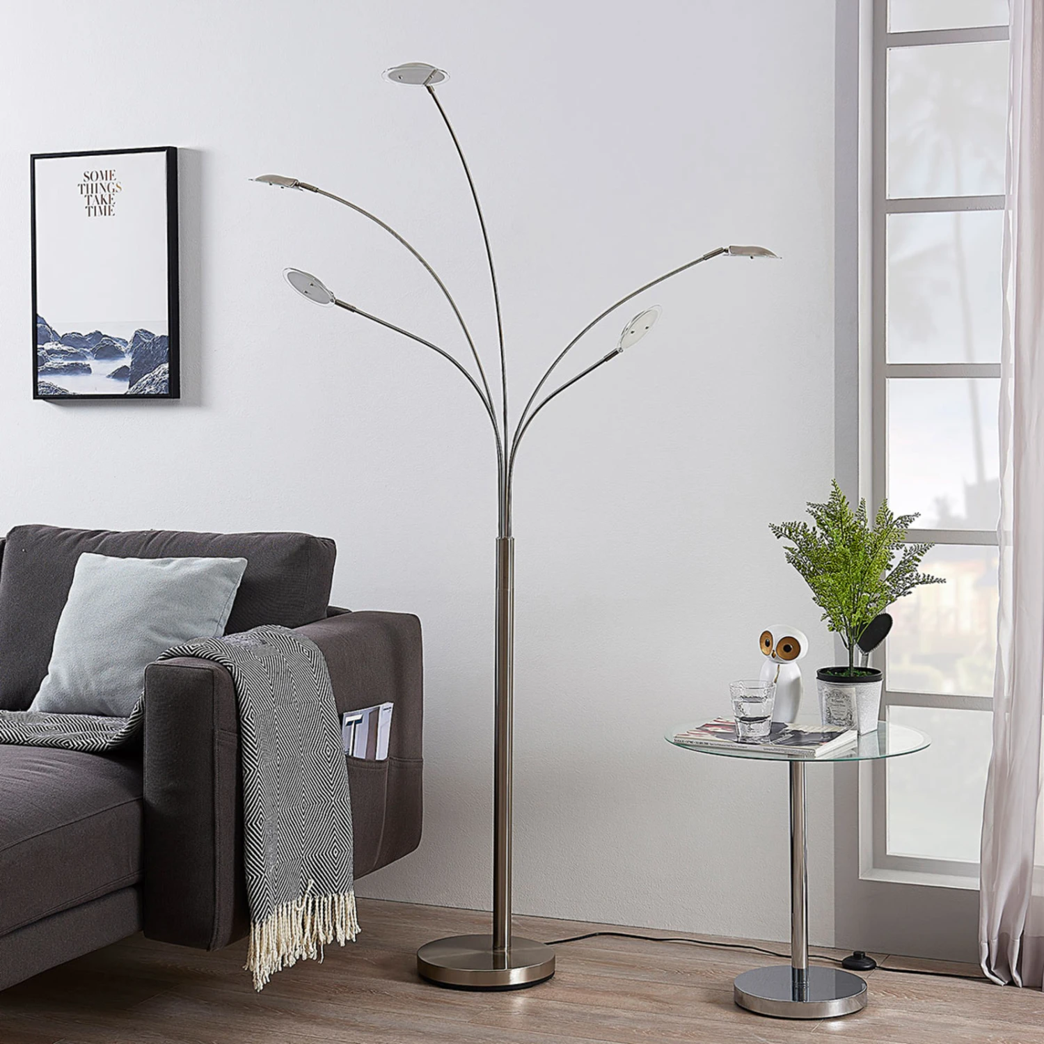 5-flammige LED-Stehleuchte Anea 2 5-flammige LED-Stehleuchte Anea – Bild 2