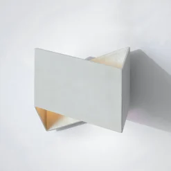 Arcchio Assona Wandleuchte, Weiß-silber -Heimbeleuchtung 9624663 6