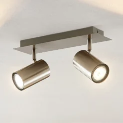 Lindby Joffrey Deckenstrahler, 2-flammig, Nickel