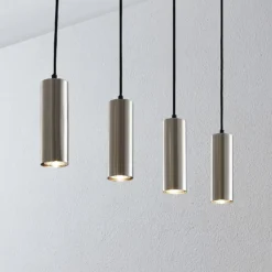 Lindby Joffrey Hängeleuchte, Vierflammig, Nickel 15 Lindby Joffrey Hängeleuchte, Vierflammig, Nickel -Heimbeleuchtung 9624839 6