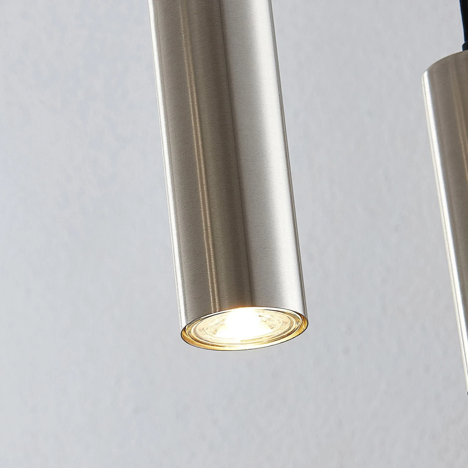 Lindby Joffrey Hängeleuchte, Vierflammig, Nickel 8 Lindby Joffrey Hängeleuchte, Vierflammig, Nickel – Bild 8